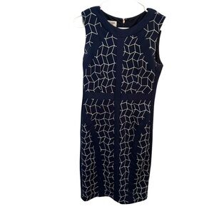 DM Collection Stitch Fix Sunni Sheath Dress Navy